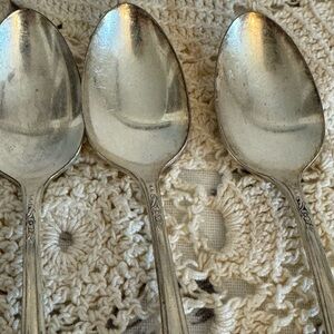 Oneida Silver Flatware Spoon Set